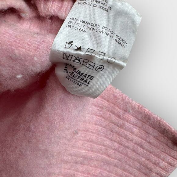 Reformation Pink Crew Neck Sweater - Picture 5 of 11